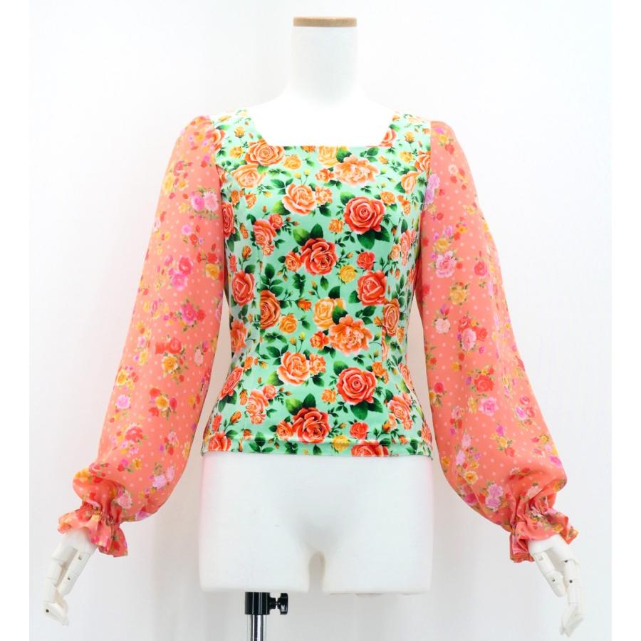 フラメンコ ローズ セットアップ ミントグリーン＆ピンク S-Lサイズ FBS-23 |  | 03