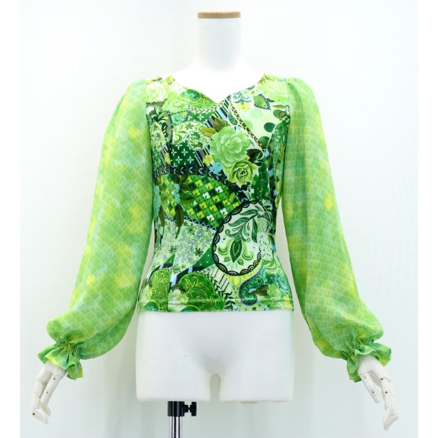 フラメンコ パッチワーク柄 セットアップ グリーン S-Lサイズ FBS-24 |  | 04