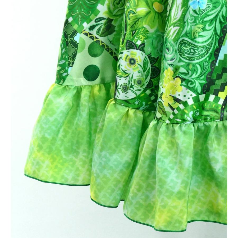 フラメンコ パッチワーク柄 セットアップ グリーン S-Lサイズ FBS-24 |  | 08
