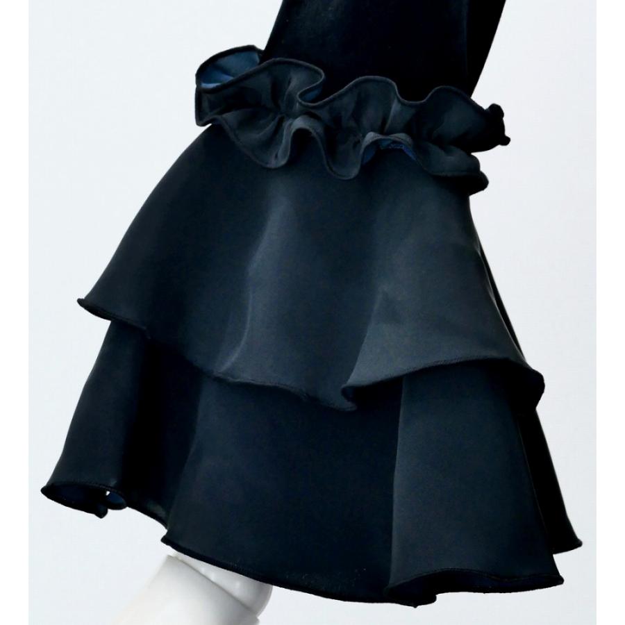フラメンコ ベルベット フリル ワンピース ブラック S-Lサイズ FD-1 |  | 06