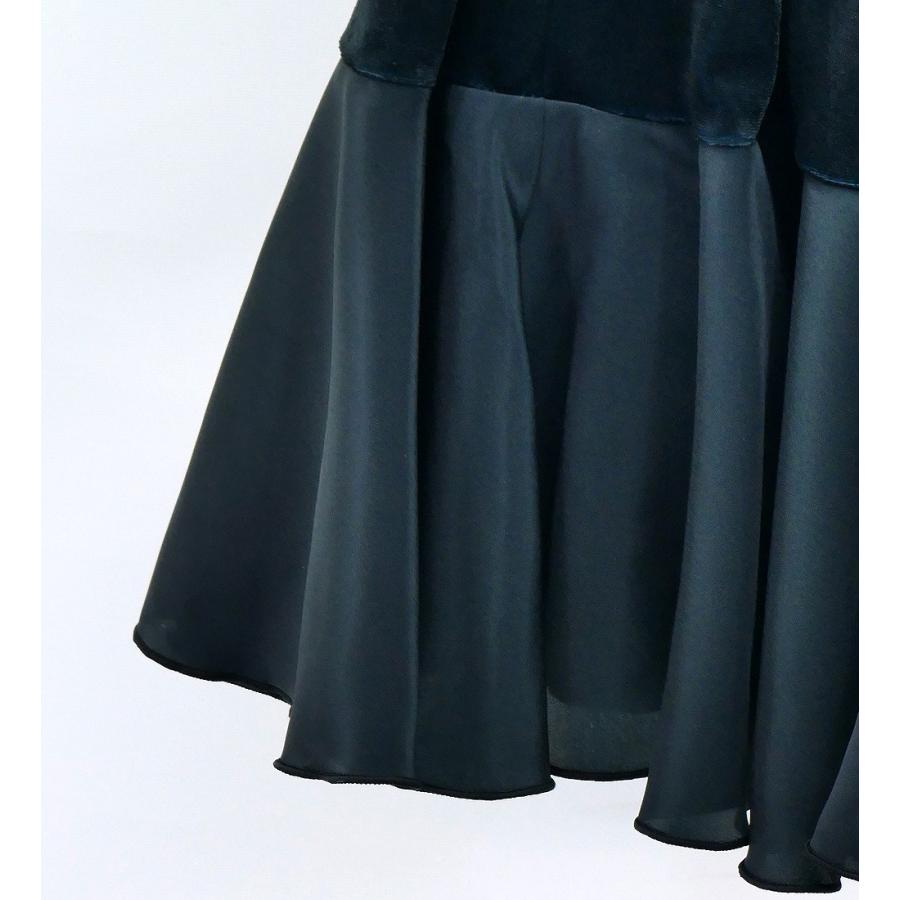 キッズ フラメンコ ベルベット フリル ワンピース ブラック 120・140サイズ FDp-1 |  | 08