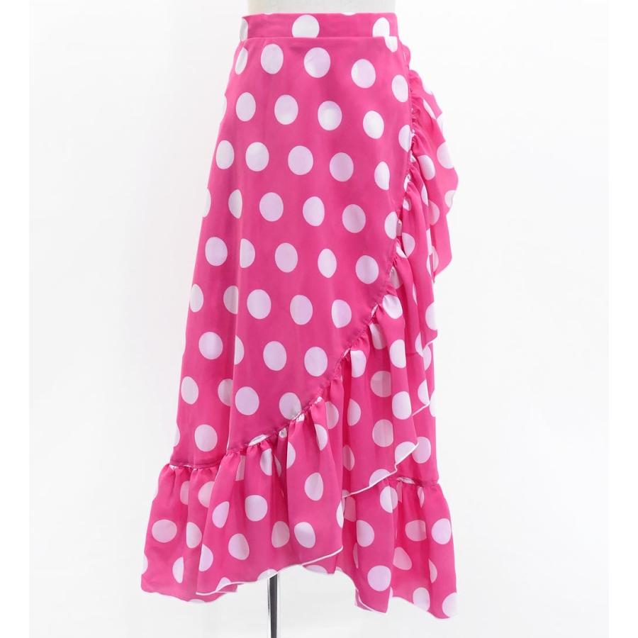 キッズ フラメンコ 巻きスカート 水玉 チェリーピンク×ホワイト 120・140サイズ FMSp-1 |  | 02