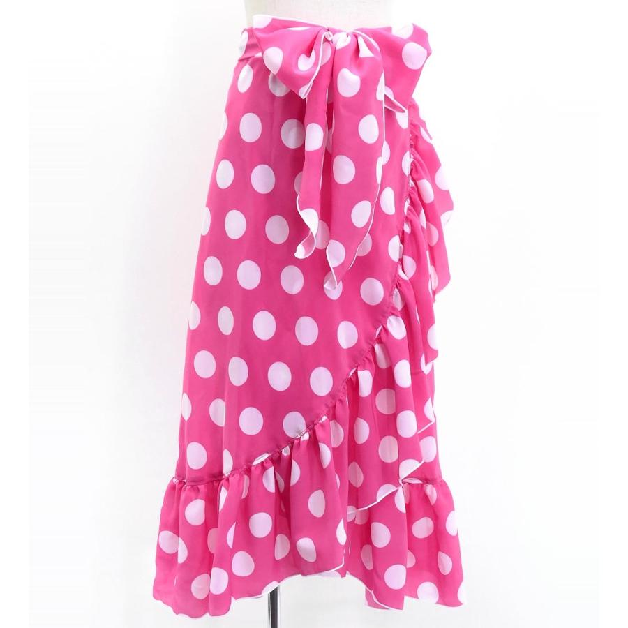 キッズ フラメンコ 巻きスカート 水玉 チェリーピンク×ホワイト 120・140サイズ FMSp-1 |  | 04