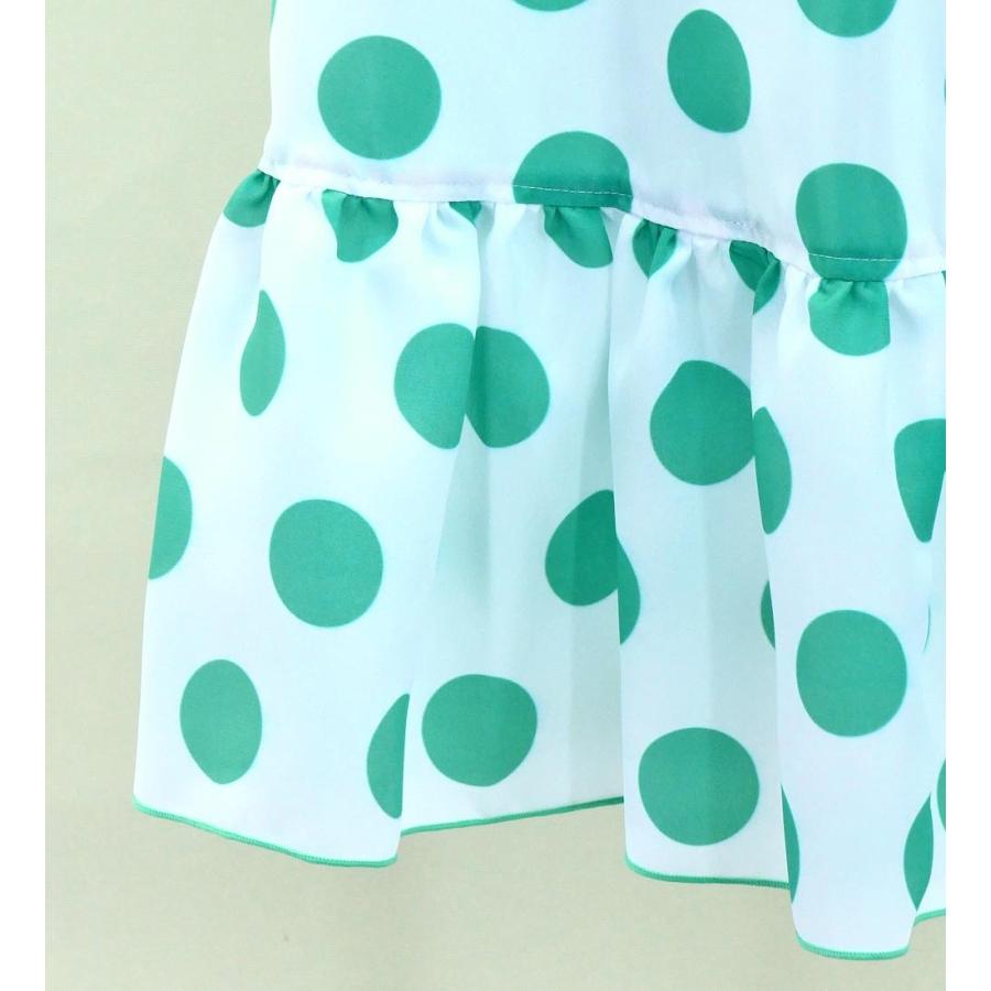 キッズ フラメンコ 巻きスカート 水玉 ホワイト×ターコイズブルー 120・140サイズ FMSp-2 |  | 05