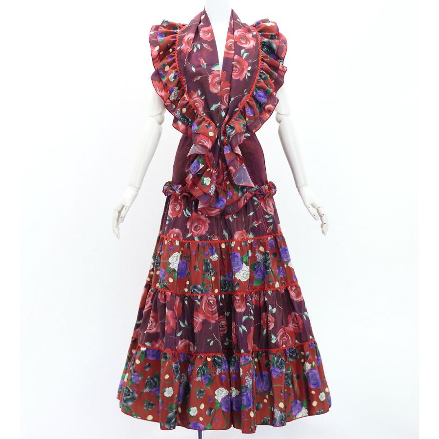 フラメンコ ピキージョ＆スカートセット ローズ ワイン S-Lサイズ FPS-15 | 