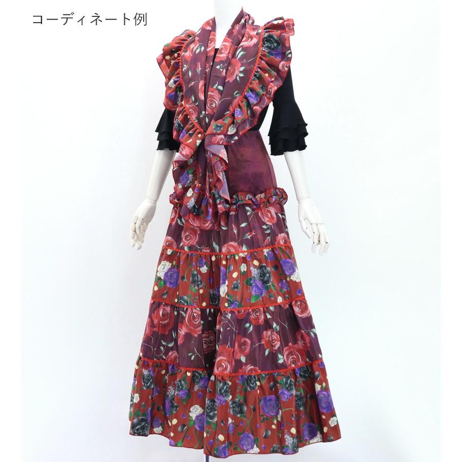 フラメンコ ピキージョ＆スカートセット ローズ ワイン S-Lサイズ FPS-15 |  | 02