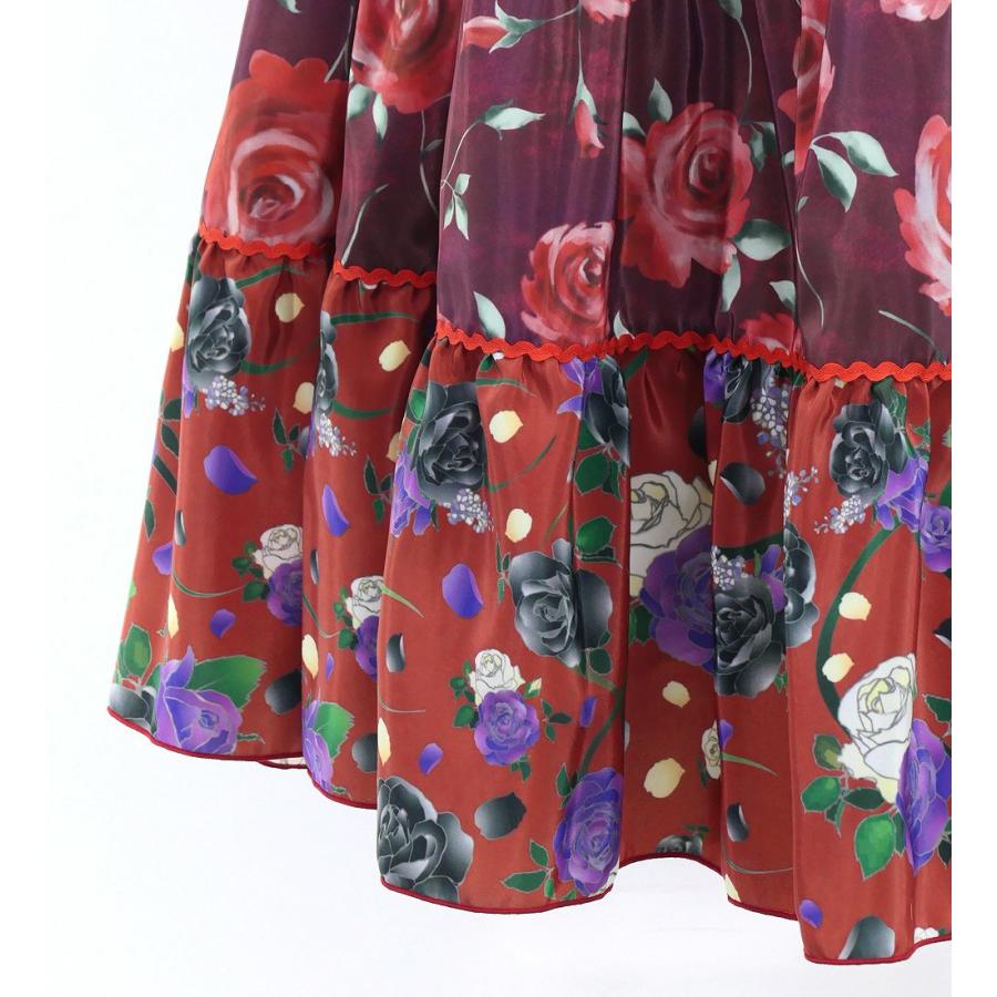 フラメンコ ピキージョ＆スカートセット ローズ ワイン S-Lサイズ FPS-15 |  | 08