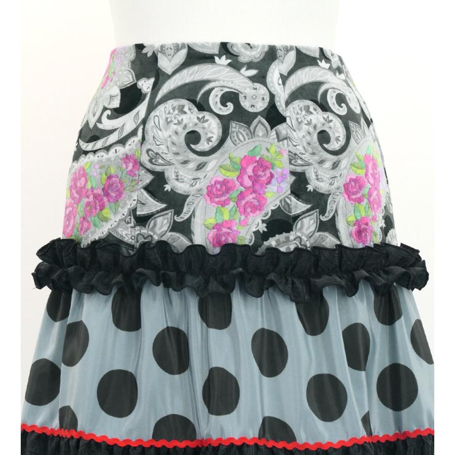 フラメンコ ピキージョ＆スカートセット ペイズリー×水玉 ブラック S-Lサイズ FPS-5 |  | 07