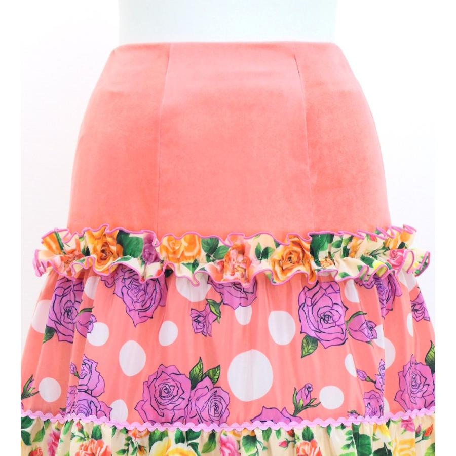 フラメンコ ピキージョ＆スカートセット ローズ ピンク×ベージュ S-Lサイズ FPS-8 |  | 07