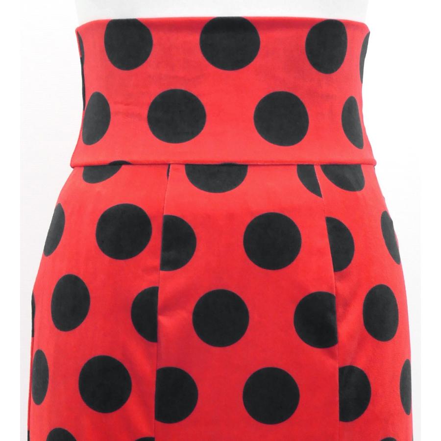 フラメンコ ハイウエストマーメイドスカート 水玉 レッド×ブラック FS-37 |  | 01
