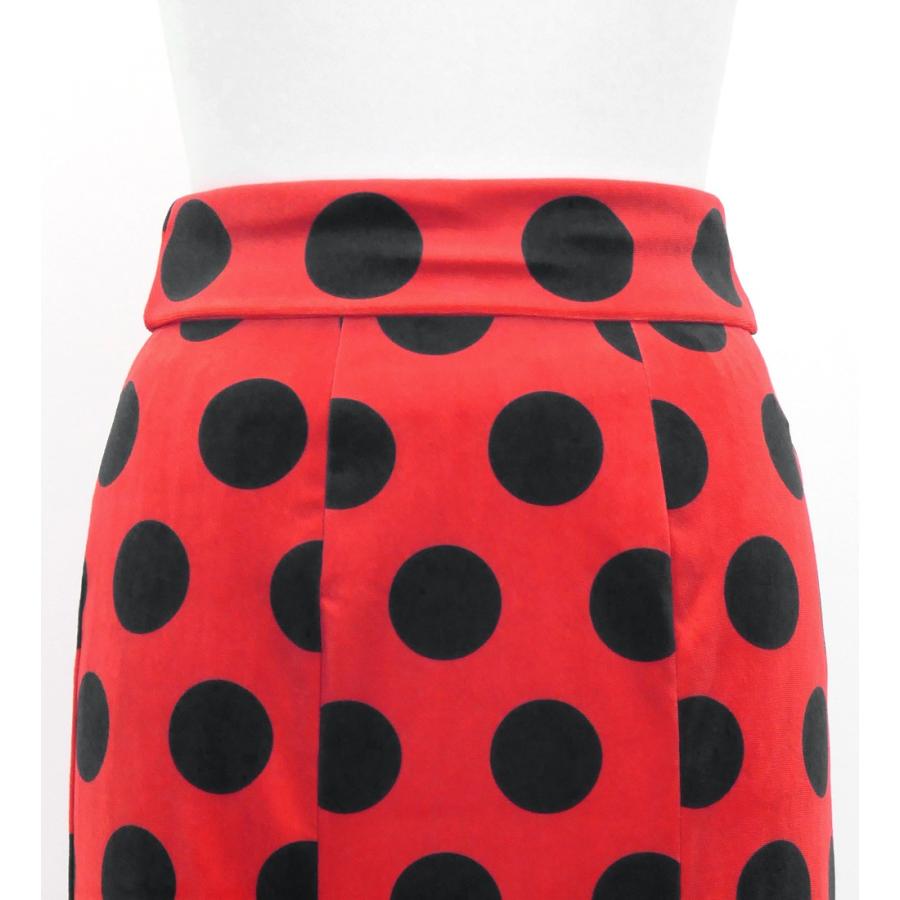 フラメンコ ハイウエストマーメイドスカート 水玉 レッド×ブラック FS-37 |  | 02