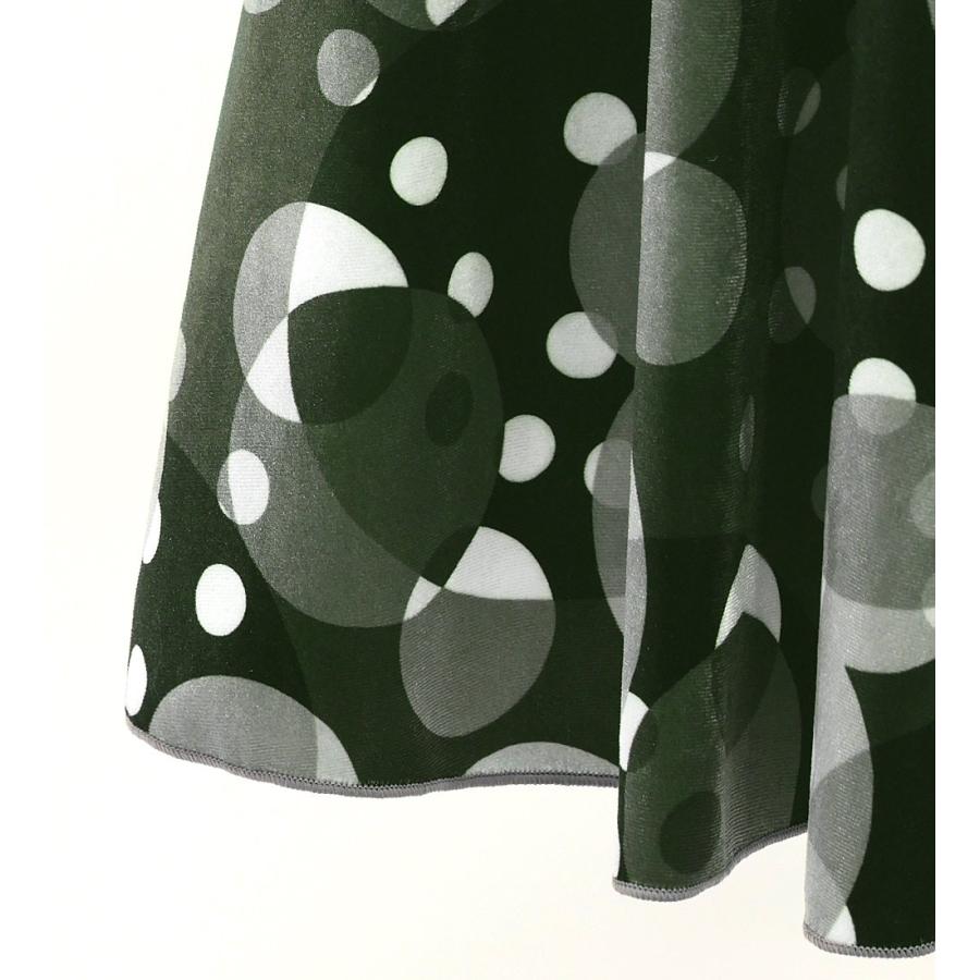 フラメンコ ハイウエストマーメイドスカート ペイズリー×水玉 ブラック FS-42 |  | 03