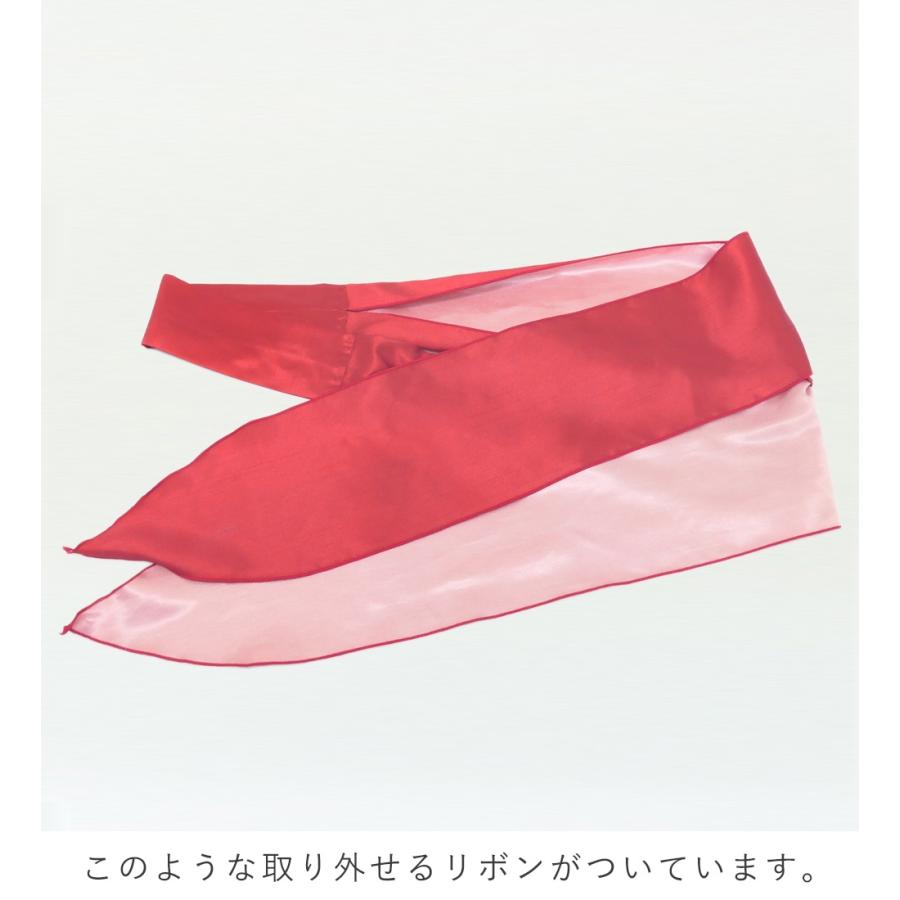 フラメンコ ロングサーキュラースカート リボン付き ローズ ブルー FS