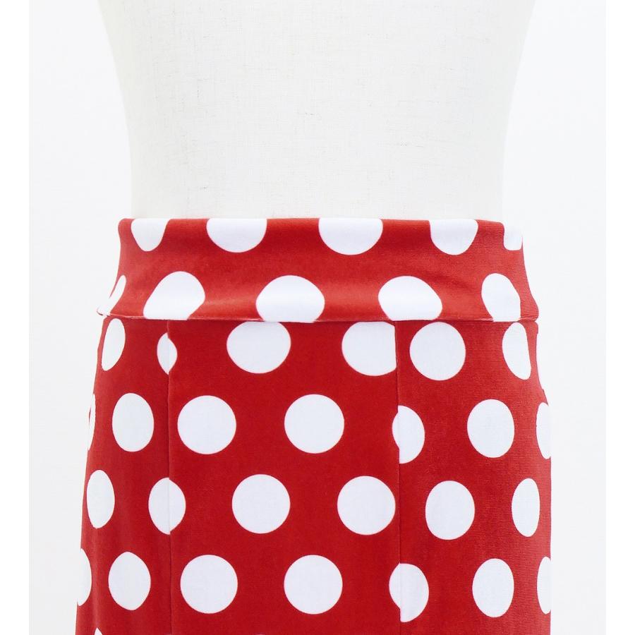 キッズ フラメンコ ハイウエストマーメイドスカート 水玉 レッド×ホワイト 120・140サイズ FSp-17 |  | 04