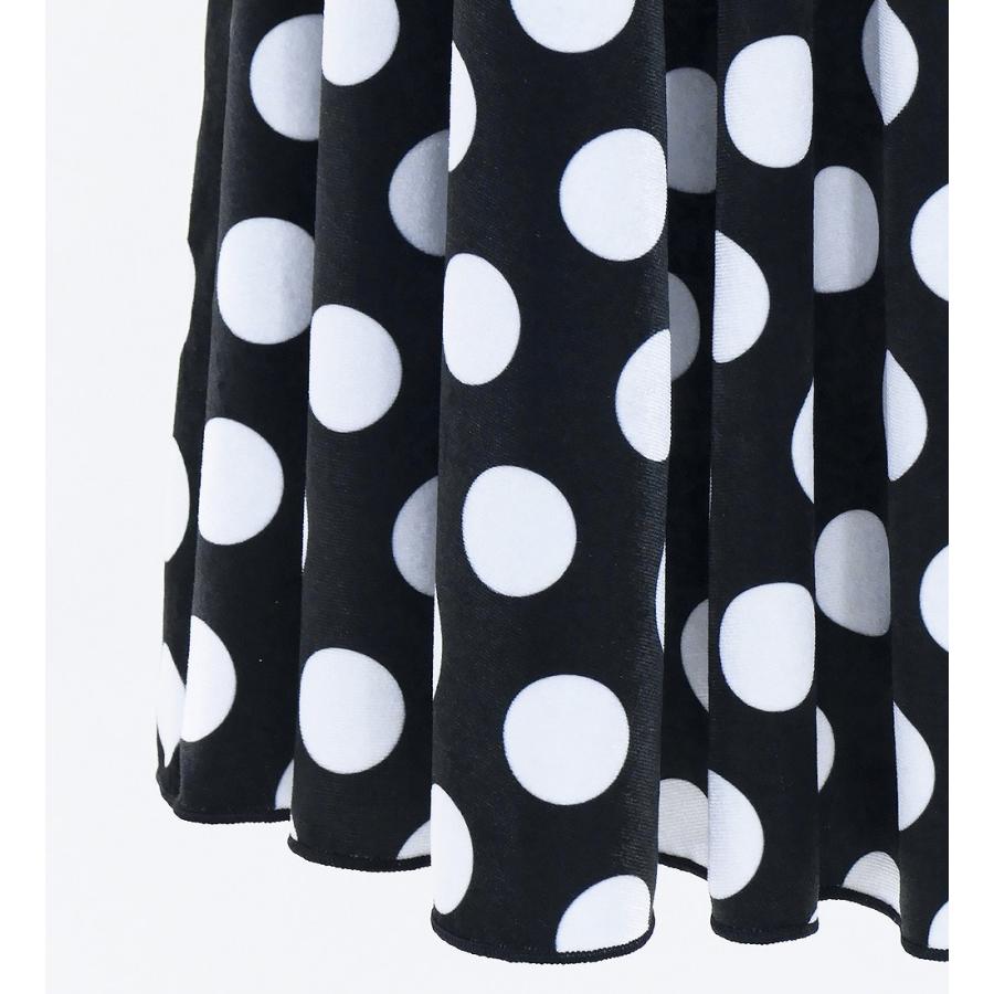 キッズ フラメンコ ハイウエストマーメイドスカート 水玉 ブラック×ホワイト 120・140サイズ FSp-18 |  | 05