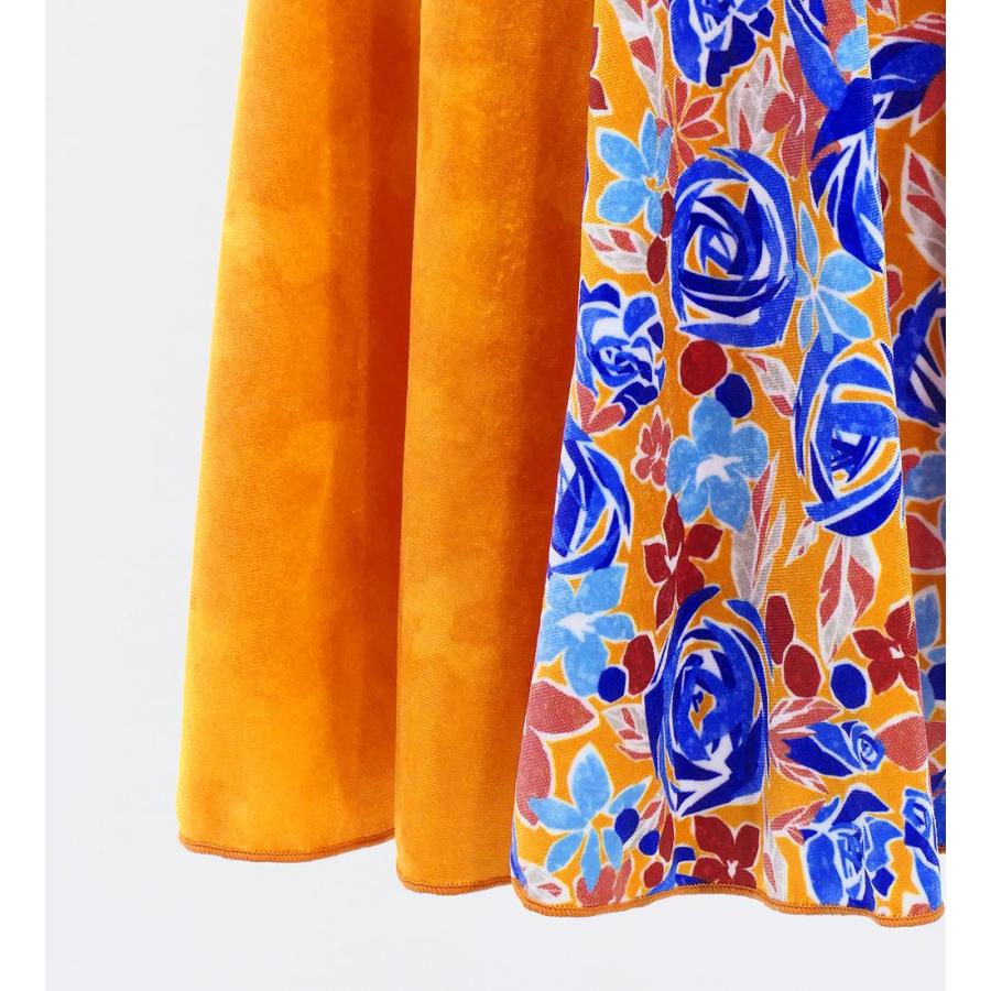 キッズ フラメンコ ハイウエストマーメイドスカート ローズ オレンジ 120・140サイズ FSp-20 |  | 05