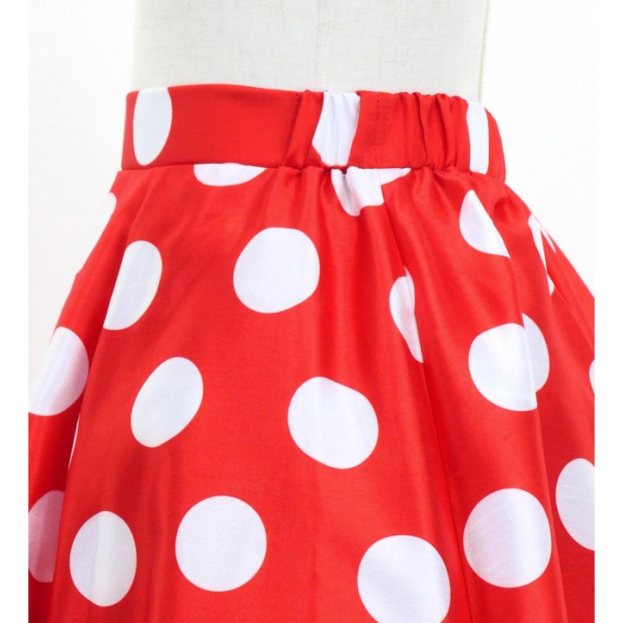 キッズ フラメンコ フリル ロングサーキュラースカート 水玉 レッド×ホワイト 120・140サイズ FSp-2 |  | 04