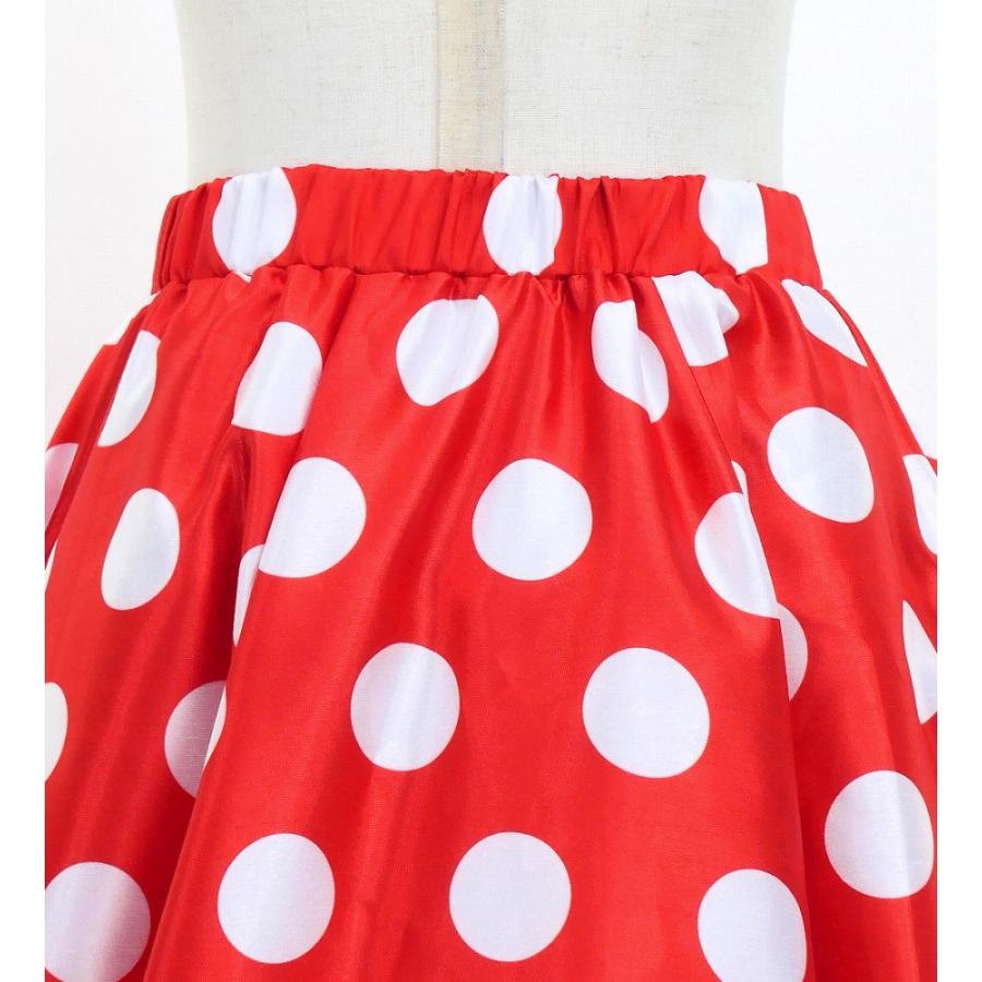 キッズ フラメンコ フリル ロングサーキュラースカート 水玉 レッド×ホワイト 120・140サイズ FSp-2 |  | 05