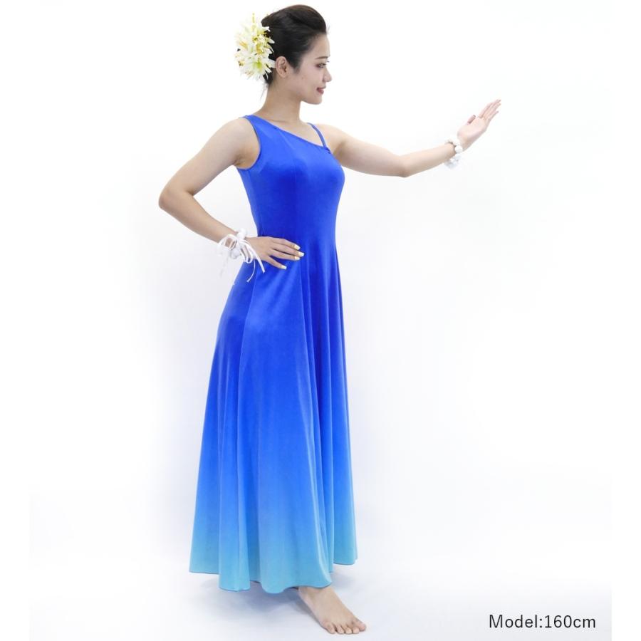 Glossy ビーズ装飾ブルードレス Lサイズ Glossy by ROBE de FLEURS/グロッシー】ビジュー× レース