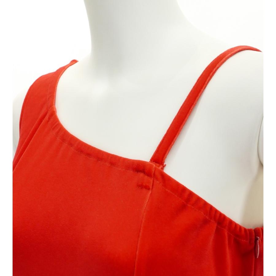 フラドレス [S・M・Lサイズ] グラデーション ワンショルダー ダークオレンジ×イエロー J2347dorye |  | 03