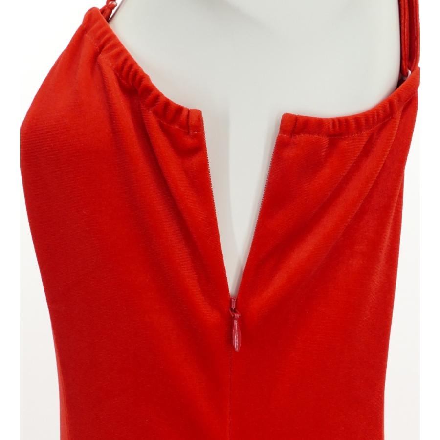 フラドレス [S・M・Lサイズ] グラデーション ワンショルダー ダークオレンジ×イエロー J2347dorye |  | 04