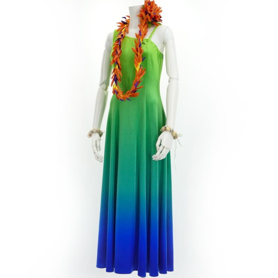 フラドレス [S・M・Lサイズ] グラデーション ワンショルダー イエロー