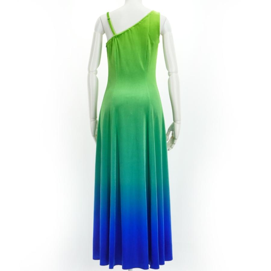 フラドレス [S・M・Lサイズ] グラデーション ワンショルダー イエロー