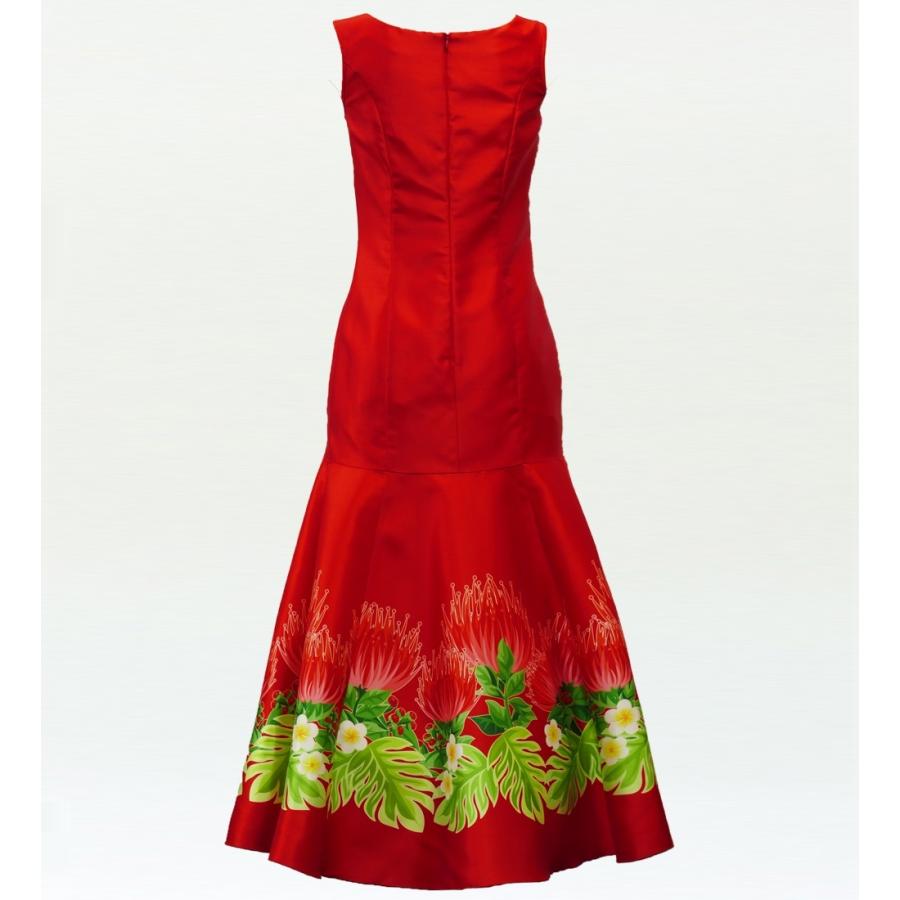 フラダンス [S・M・Lサイズ] レフアシャンタンドレス レッド J2555rd