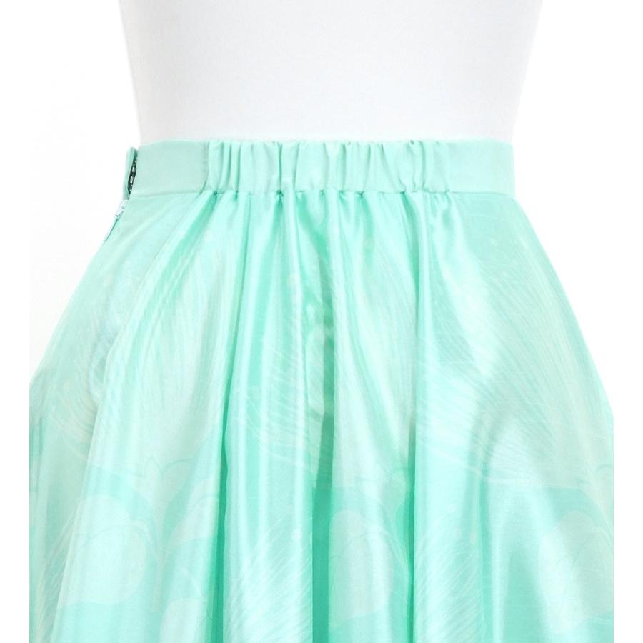 フラダンス [S・M・Lサイズ] ロングサーキュラースカート シャンタン ブルー J2716bl |  | 02