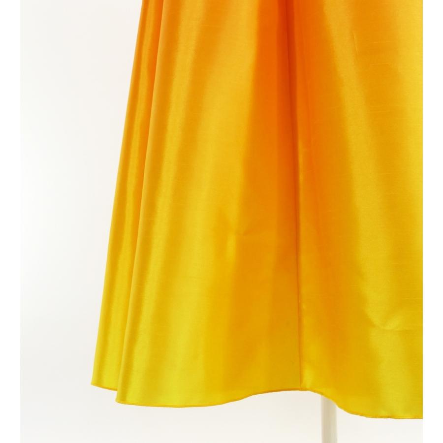 フラドレス [S・M・Lサイズ] ロング丈 ダークオレンジ×イエロー J2750dorye |  | 03