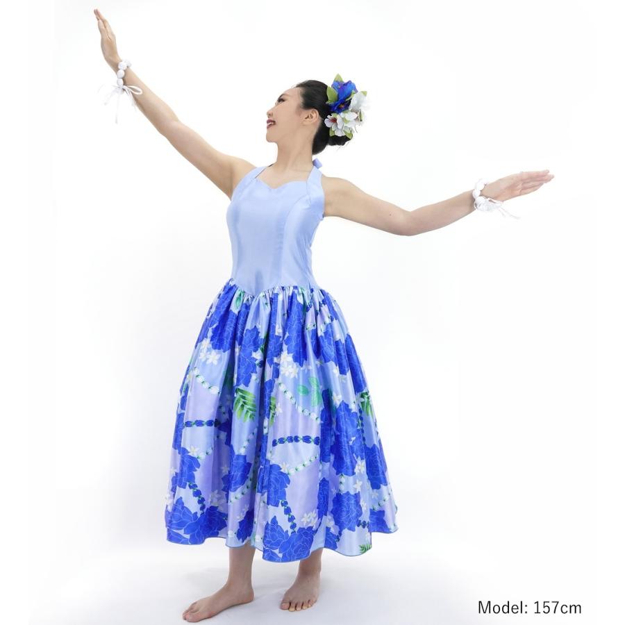 フラドレス [S・M・Lサイズ] ミディ丈 ロケラニ ブルー J2759bl |  | 01