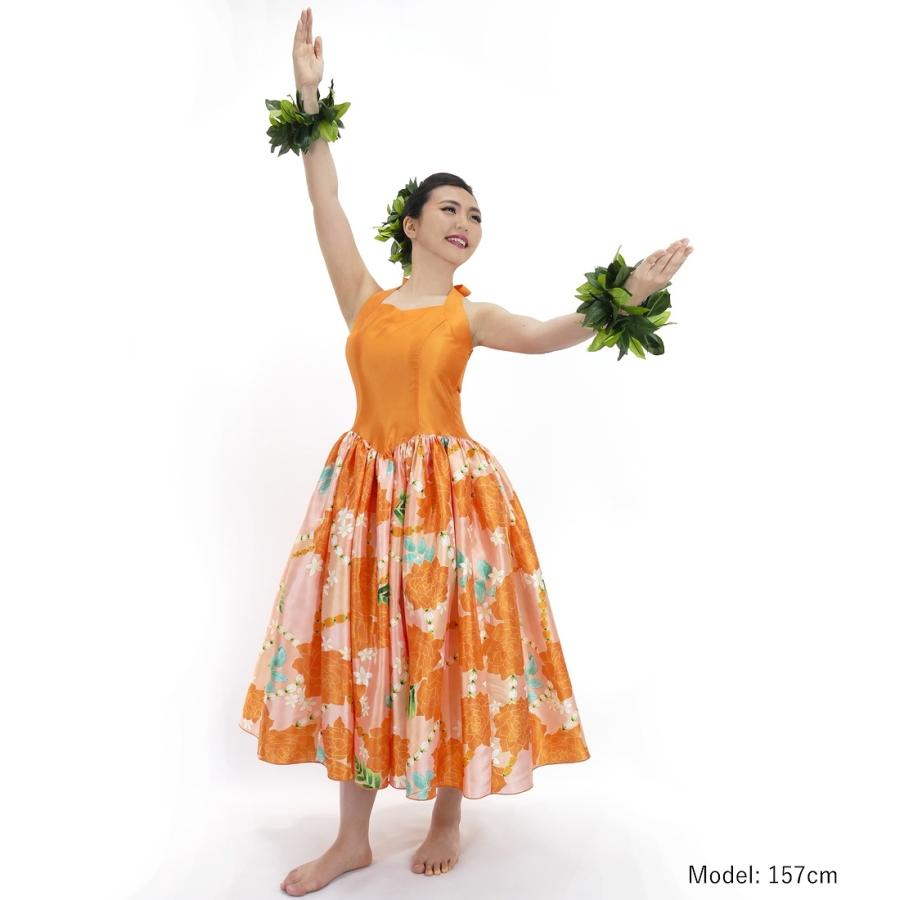 フラドレス [S・M・Lサイズ] ミディ丈 ロケラニ オレンジ J2759or |  | 01