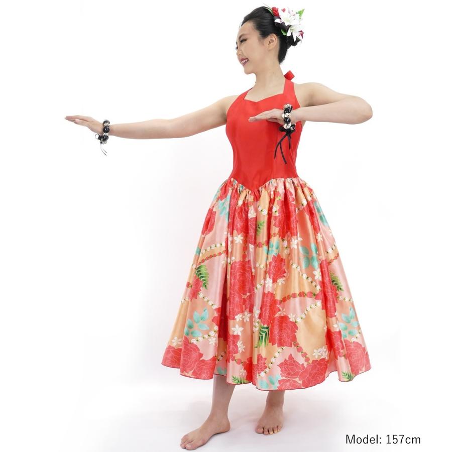 フラドレス [S・M・Lサイズ] ミディ丈 ロケラニ レッド J2759rd |  | 01