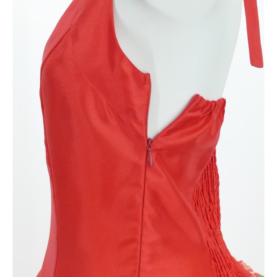 フラドレス [S・M・Lサイズ] ミディ丈 ロケラニ レッド J2759rd |  | 04