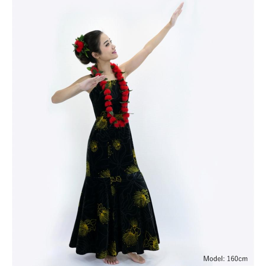 フラドレス [S・M・Lサイズ] ムームー ロング丈 レフア ブラック J2875bk |  | 01