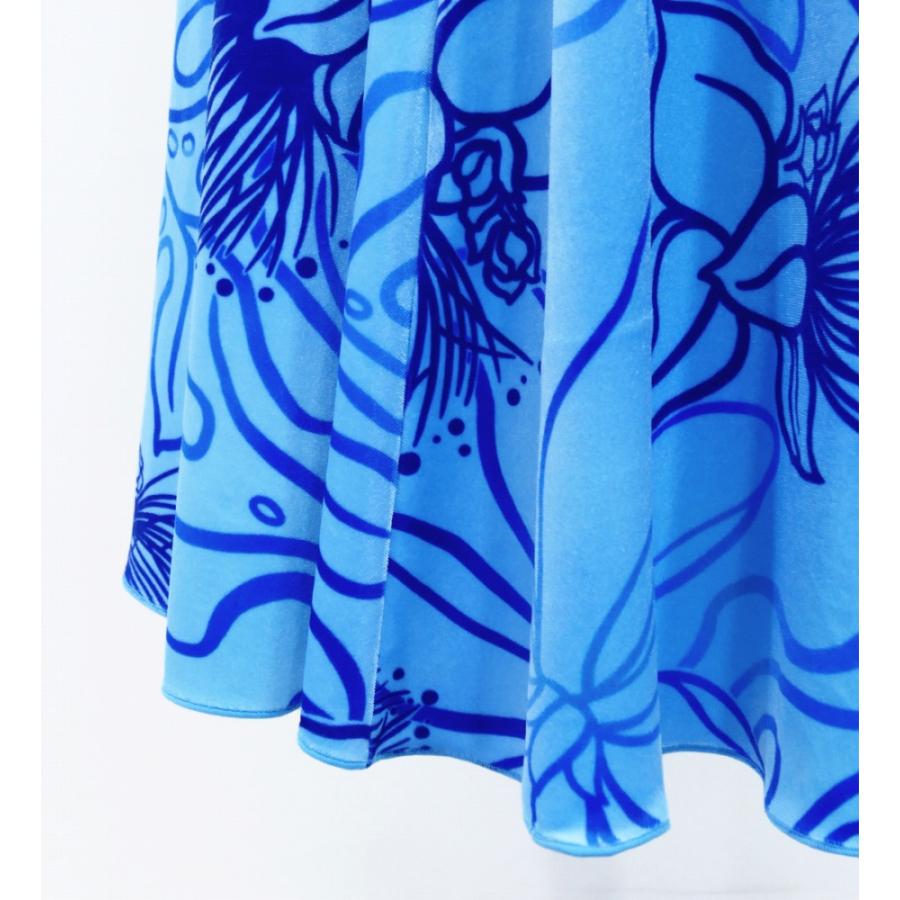 フラドレス [S・M・Lサイズ] ムームー ロング丈 レフア ブルー J2875bl |  | 05