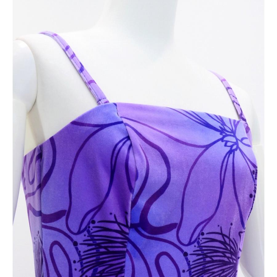 フラドレス [S・M・Lサイズ] ムームー ロング丈 レフア パープル J2875pu |  | 03