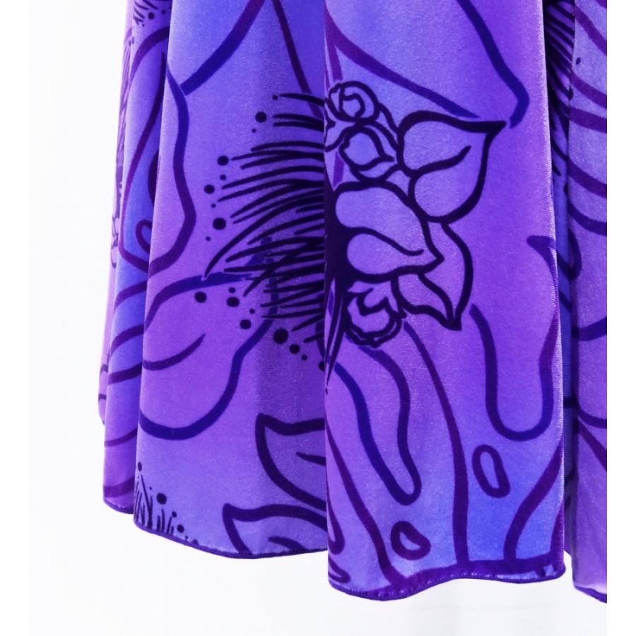 フラドレス [S・M・Lサイズ] ムームー ロング丈 レフア パープル J2875pu |  | 05