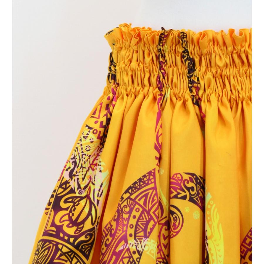 フラダンス シャンタン パウスカート シングル ホヌ×カヒコ イエロー J3042ye |  | 06