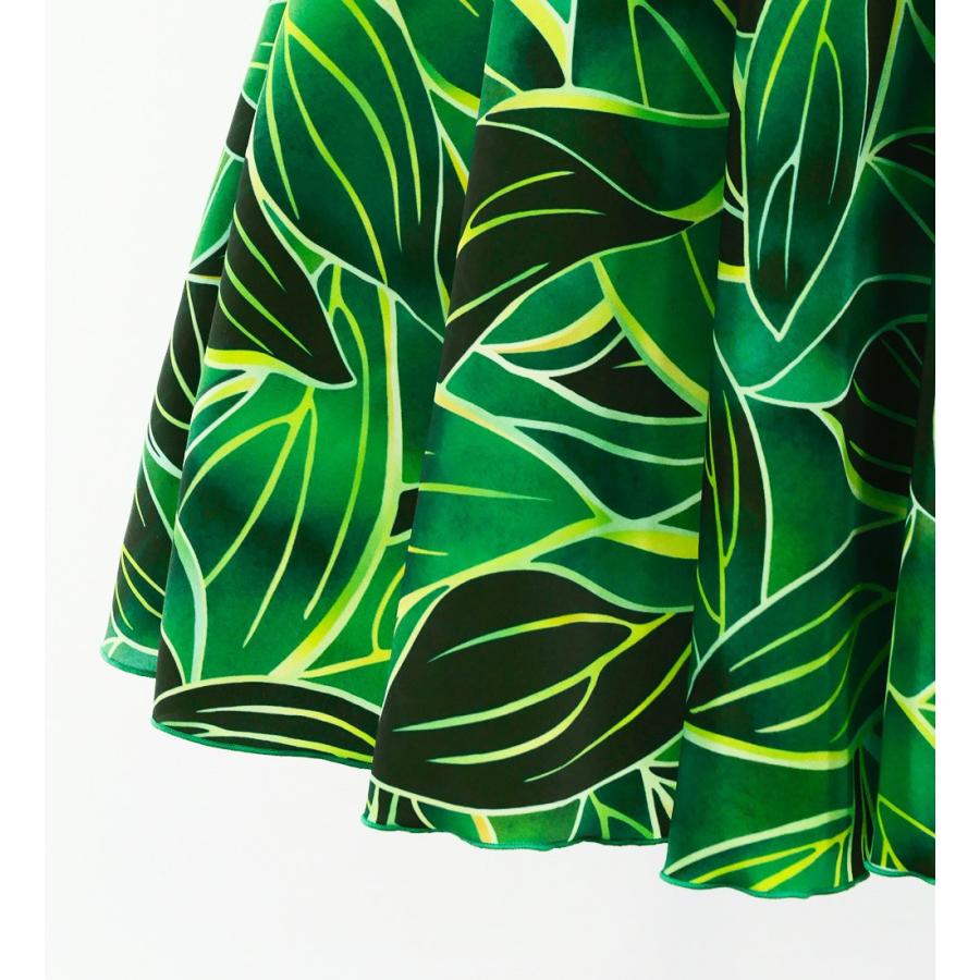 フラドレス [S・M・Lサイズ] ワンショルダー ノースリーブ ロング丈 ティーリーフ ダークグリーン J3088dgr |  | 06