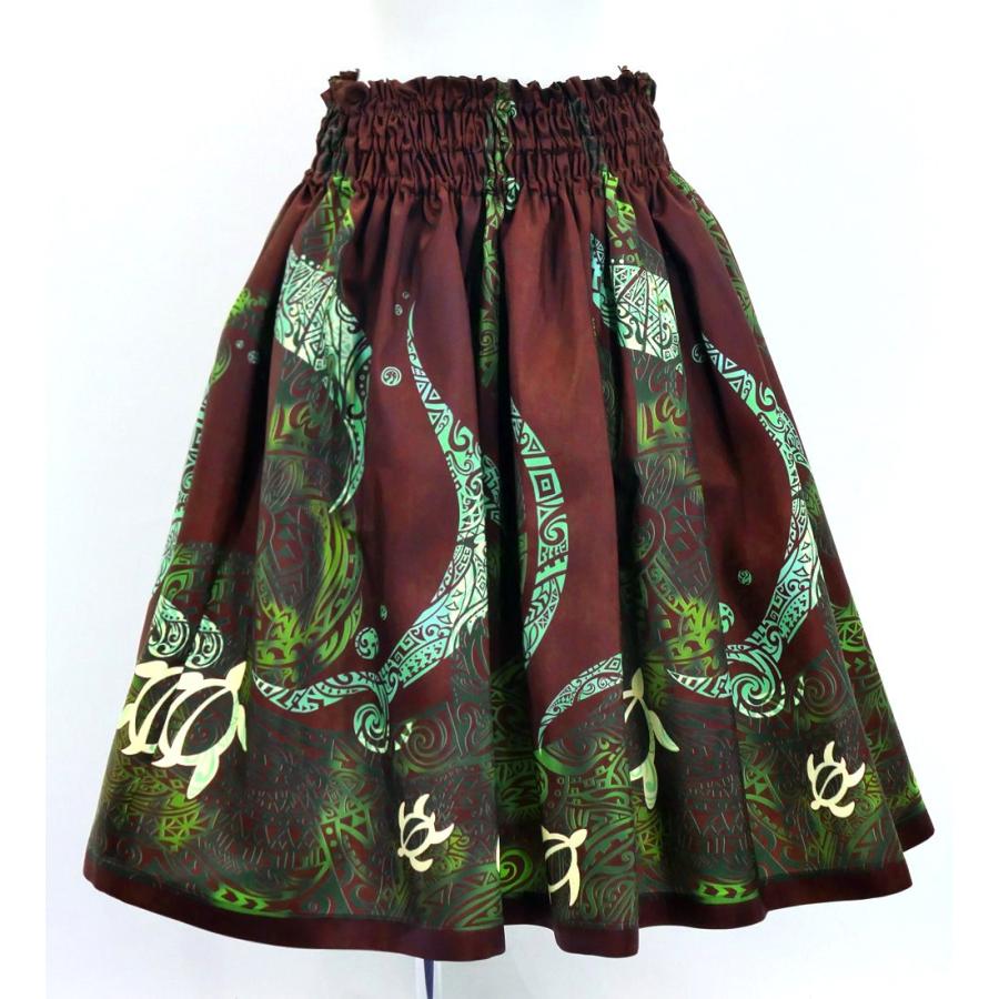 フラダンス 選べるトップス＆パウスカート ホヌ×カヒコ ブラウン J3092br |  | 05