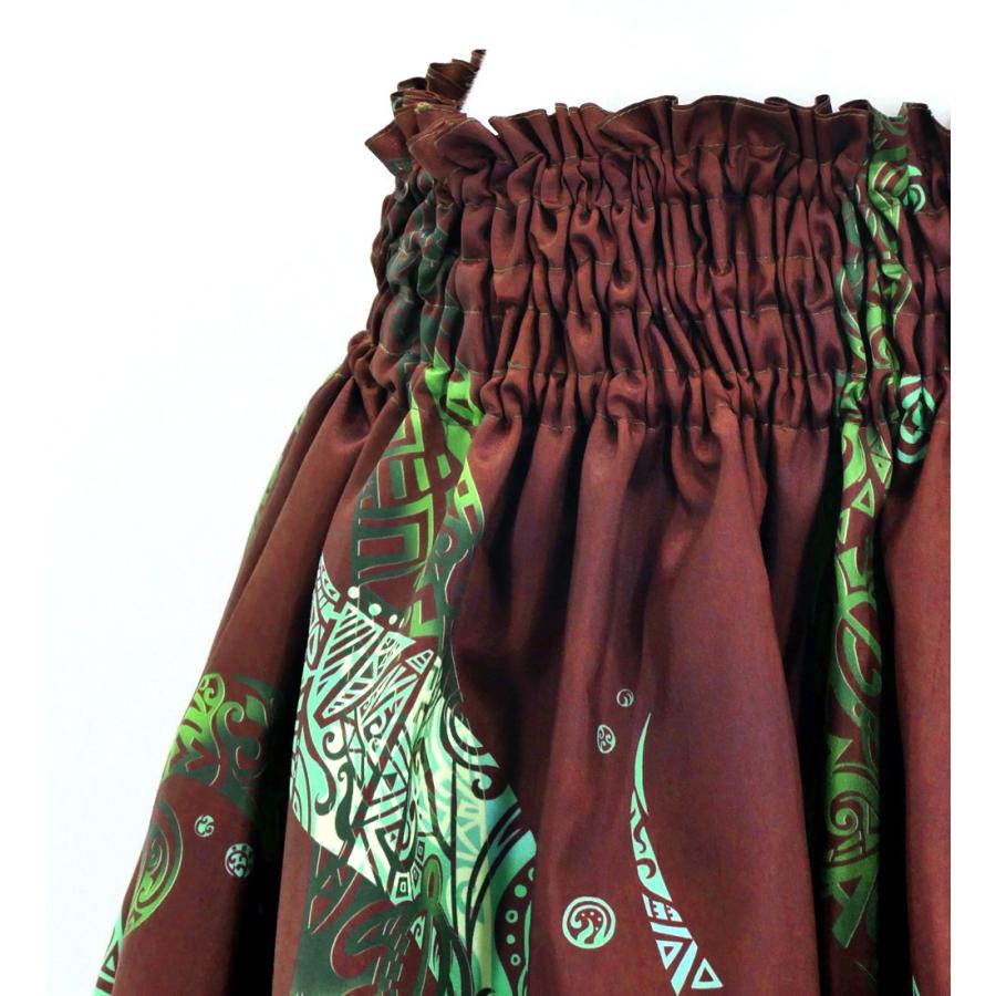 フラダンス 選べるトップス＆パウスカート ホヌ×カヒコ ブラウン J3092br |  | 06