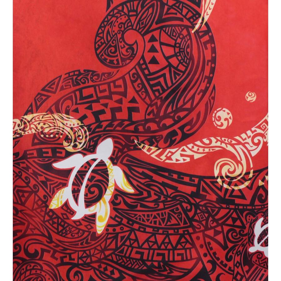 フラダンス 選べるトップス＆パウスカート ホヌ×カヒコ レッド J3092rd |  | 08