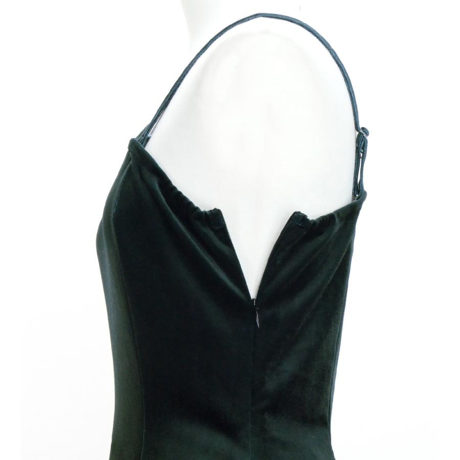 フラドレス [S・M・Lサイズ] ワンショルダー ノースリーブ ロング丈 リリー ブラック J3182bk |  | 04