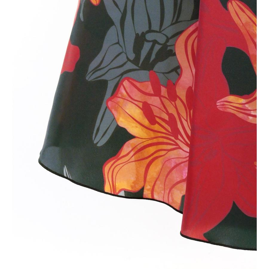 フラドレス [S・M・Lサイズ] ワンショルダー ノースリーブ ロング丈 リリー ブラック J3182bk |  | 06