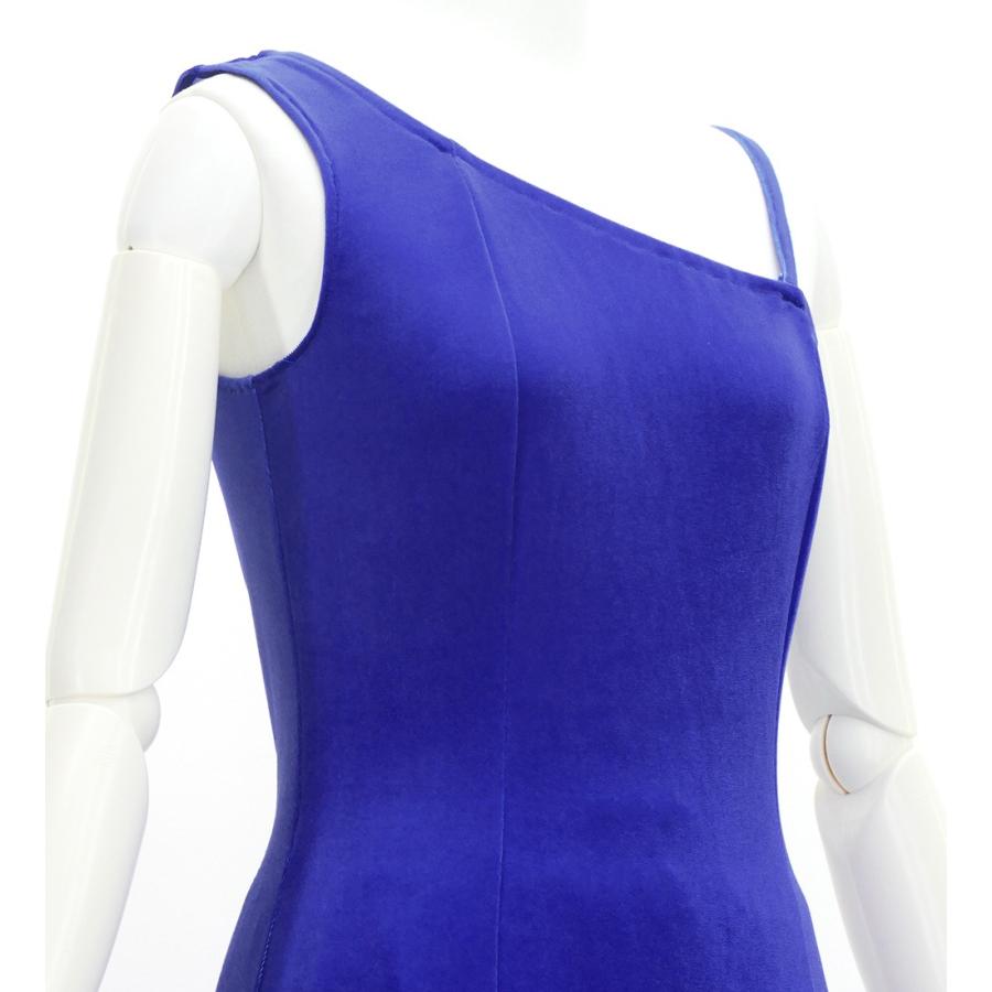 フラドレス [S・M・Lサイズ] ワンショルダー ノースリーブ ロング丈 リリー ブルー J3182bl |  | 03