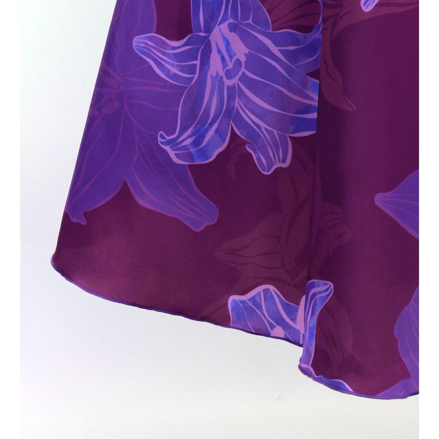 フラドレス [S・M・Lサイズ] ワンショルダー ノースリーブ ロング丈 リリー レッドパープル J3182rdpu |  | 06