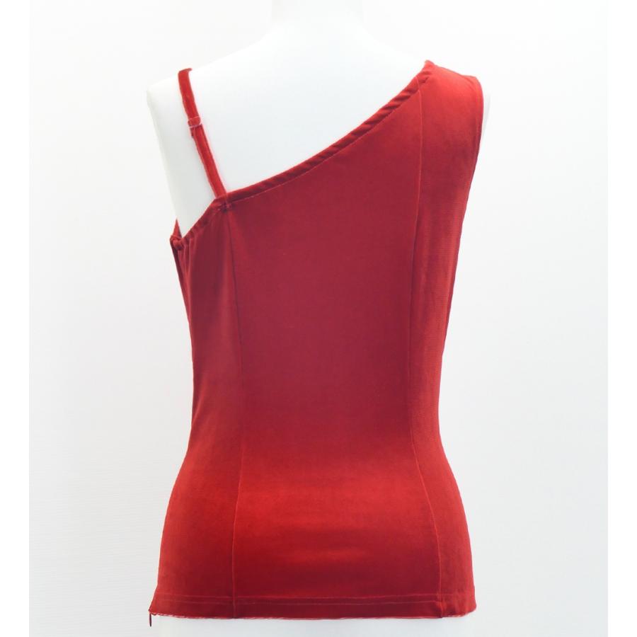 フラダンス ワンショルダー ベロアブラウス ダークレッド2 S・M・Lサイズ J3192drd2 |  | 01