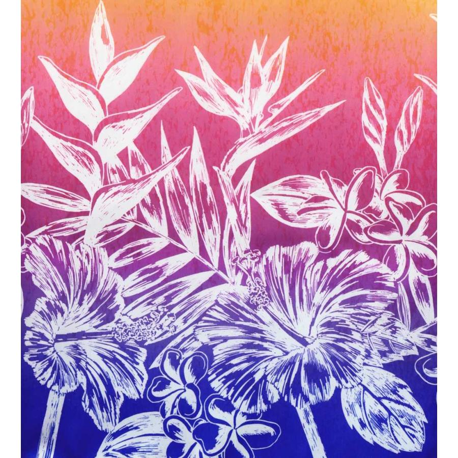 フラダンス シャンタン パウスカート シングル ハワイアンフラワー J3221-3 |  | 07