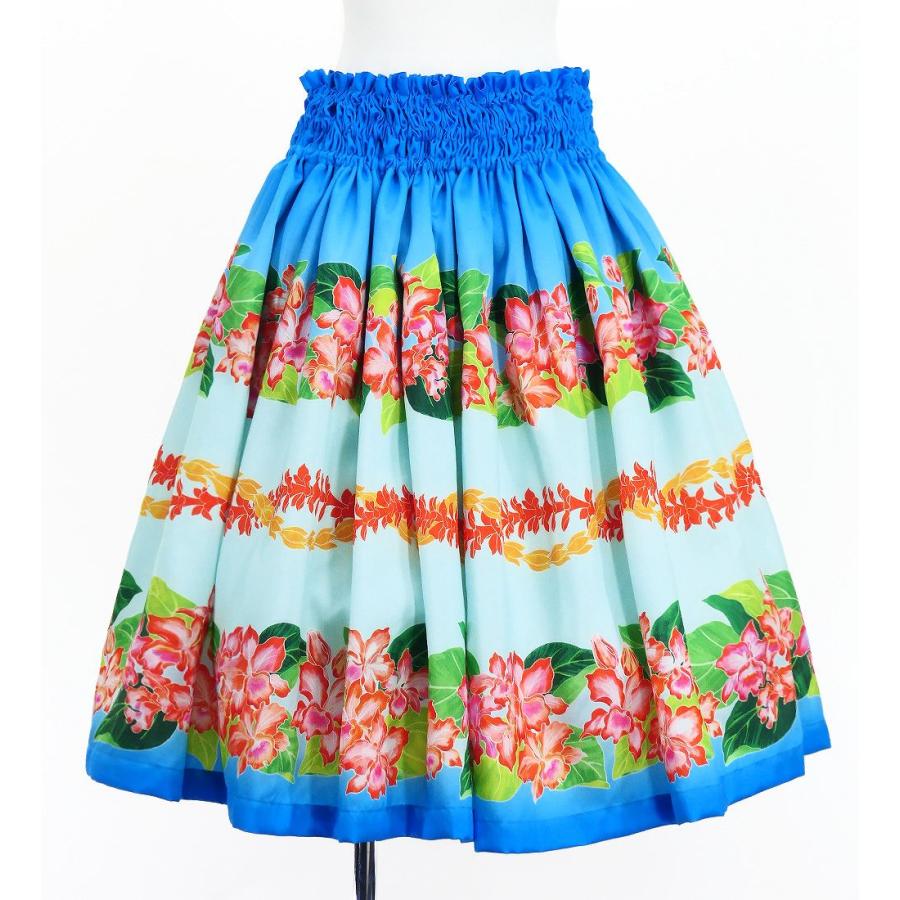 フラダンス 選べるトップス＆パウスカート カトレア×レイ ブルー J3228bl |  | 04